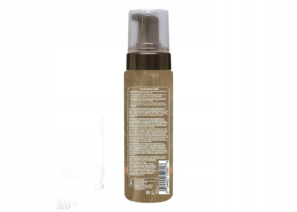 Australian Gold INSTANT SUNLESS MOUSSE Self-tanning in Piance 177ml