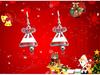 Latest European & American Drip Oil Bell Earrings - Christmas Gift Jewelry