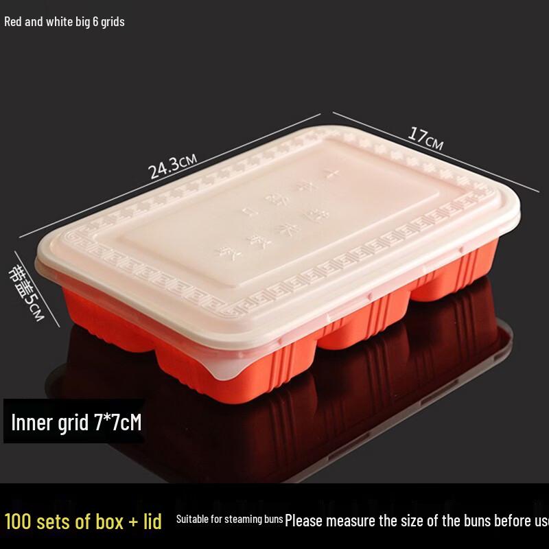 Disposable Compartmented Food Takeout Containers
