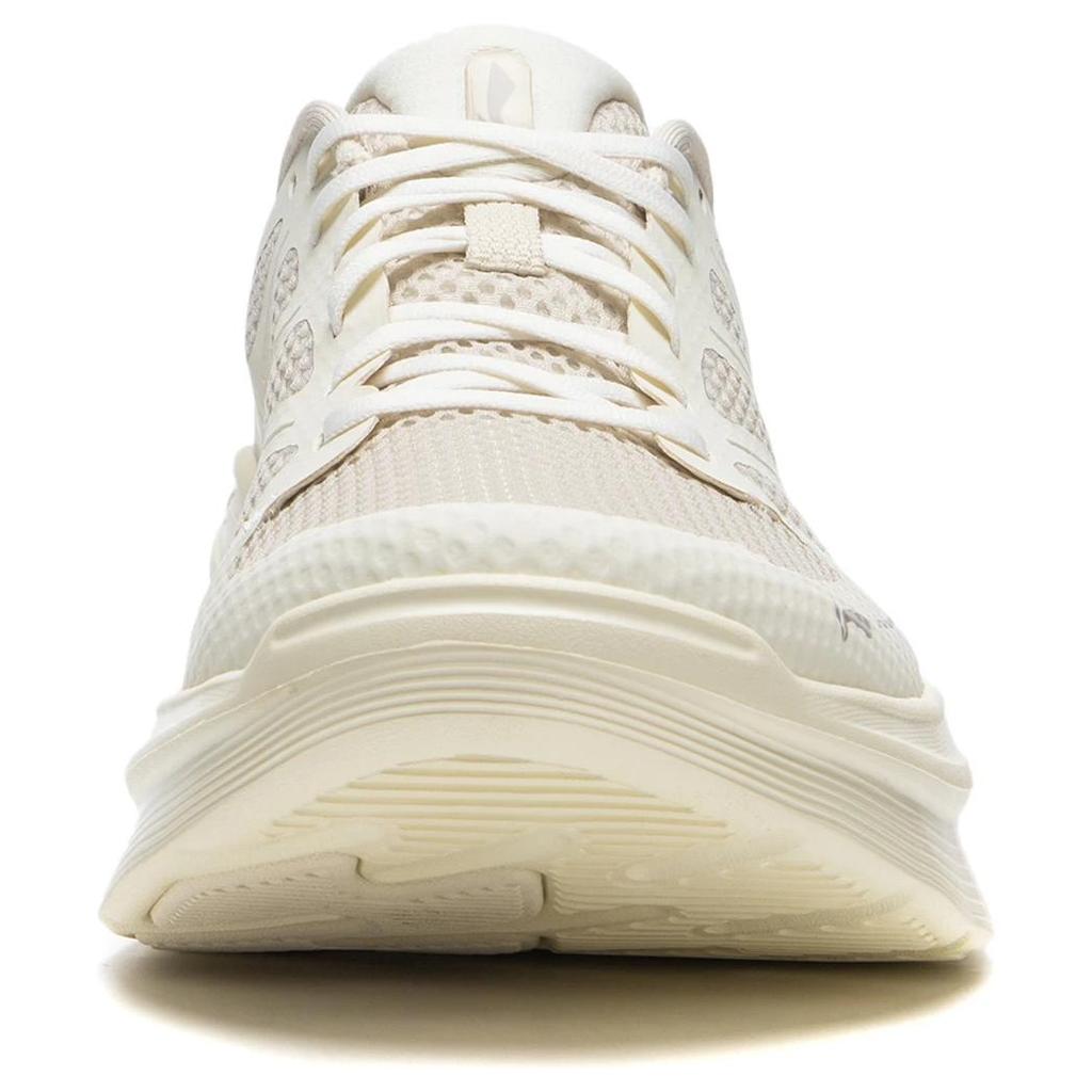 Li Ning Ling Yue Refreshing Comfortable Non-Slip Wear-Resistant Low-Top Running Shoes Men Running Shoes Oatmeal-Gray ARSU097-1