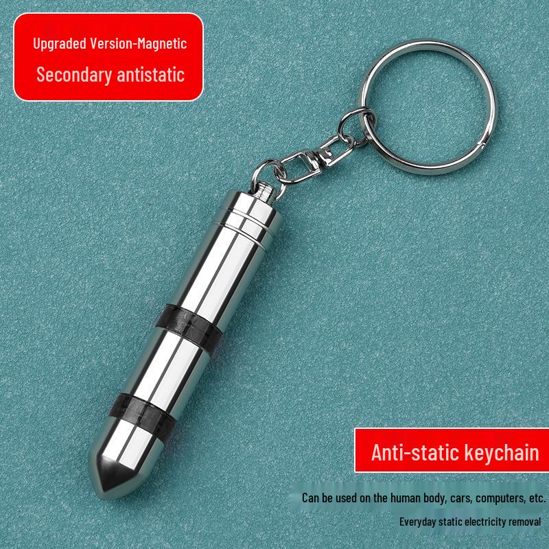 Anti-Static Cartoon Keychain - Static Eliminator for Cars