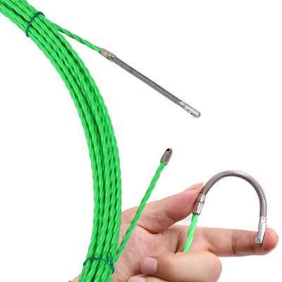 4.2mm Cable Push Puller Fiberglass Duct Rodder Fish Tape Electrical Wall Wire Cable Guide Device Aid Tool 5/10/15/20/25/30M