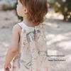 Babylove Girls' Chinese Style Pure Cotton Halter Dress