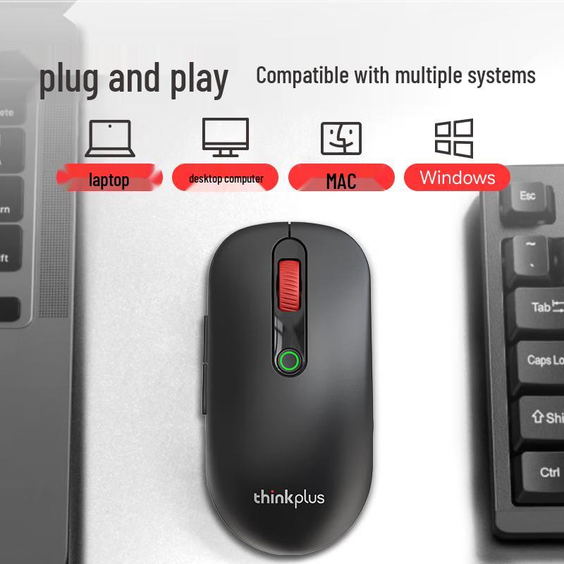 Lenovo ThinkPlus WL400 Dual-Mode Wireless Mouse