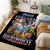 Personalized Name Italian Delights Living Room Non-Slip Area Rug Soft Carpet for Bedroom Playroom Sofa Office Home Decor Doormat