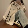 2025 Autumn New Retro  Hooded Jacket Casual Loose Outdoor
