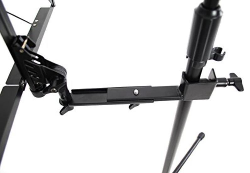 KC Music Stand for Microphone Stands, MS-170BK, Black