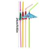 20/50pcs Colorful Drinking Straw with Paper Umbrella Festival Party Restaurant Household Vacation Drinks Decor Straw XJM