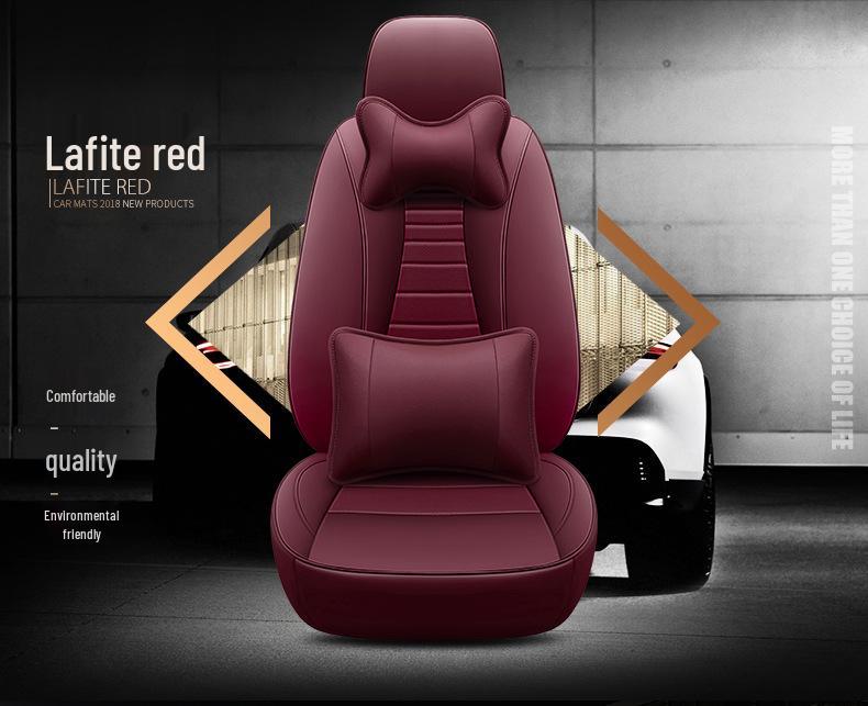 Leather Seat Cushion for BAIC Huansu H3f, Baojun 730, Wuling Hongguang: Full Surround