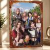 Final Fantasy D Texture Printed Poster Custom Vintage Metal Tin Plate Sign for Wall Art Office Decor Room Article Decoration