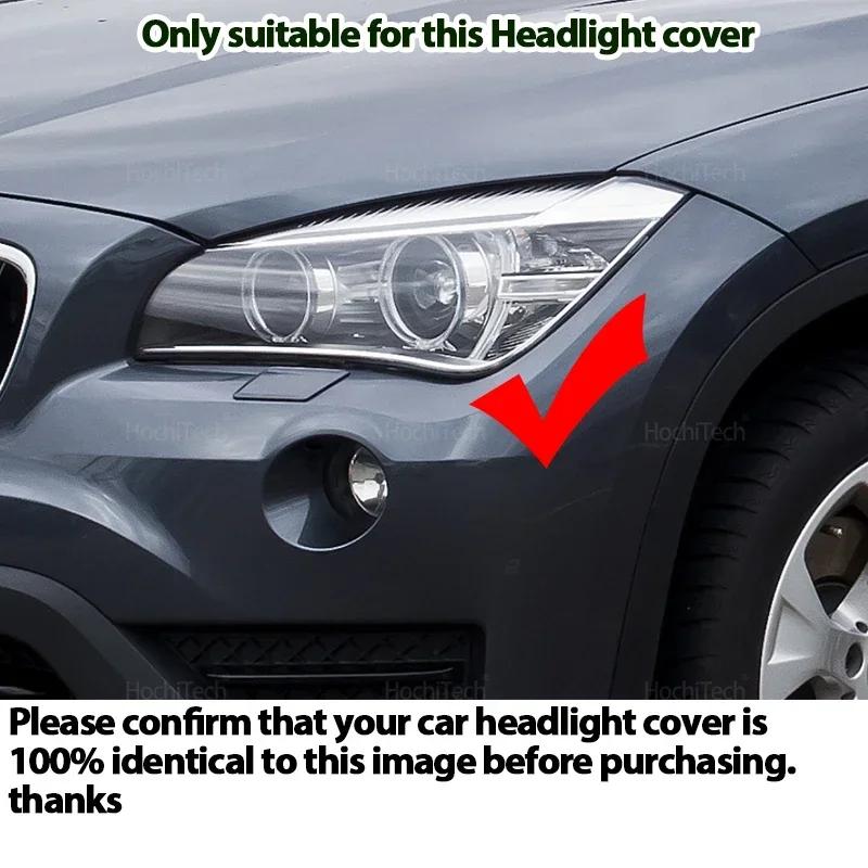 2Pcs/2 Pair Car Headlight Cover for BMW X1 E84 2010 2011 2012 2013 2014 2015 Lampshade Bright Shell Head Lamp Lens Covers