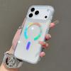 Laser Glitter For Magsafe Phone Case For iPhone 17 16 15 14 13 12 11 Pro Max Magnetic Wireless Charge Shockproof Hard Back Cover