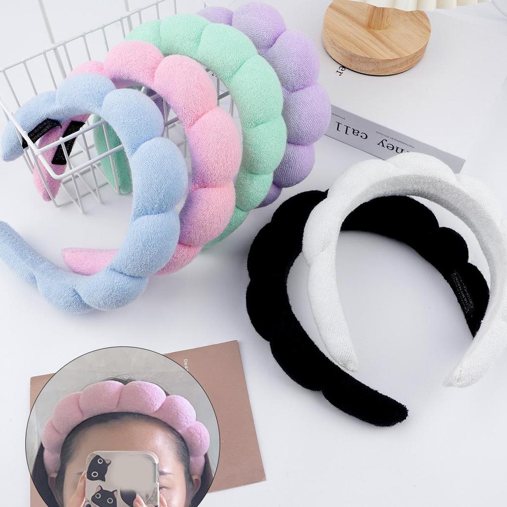 Non-slip Velvet Headband for Makeup Removal and Face Wash