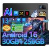 U13 Android 16 Groß Unisoc T7280 32GB RAM 256GB ROM 1TB 1920x1200 Auflösung 90Hz Groß Widevine L1 Netflix 11000mAh PD Schnell 5G WiFi Gesichtserkennung