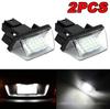 1/2 Stück Auto LED Kennzeichenleuchte Für Citroen C3 C4 C5 Berlingo Saxo Xsara Picasso Für Peugeot 206 207 306 307 308 5008