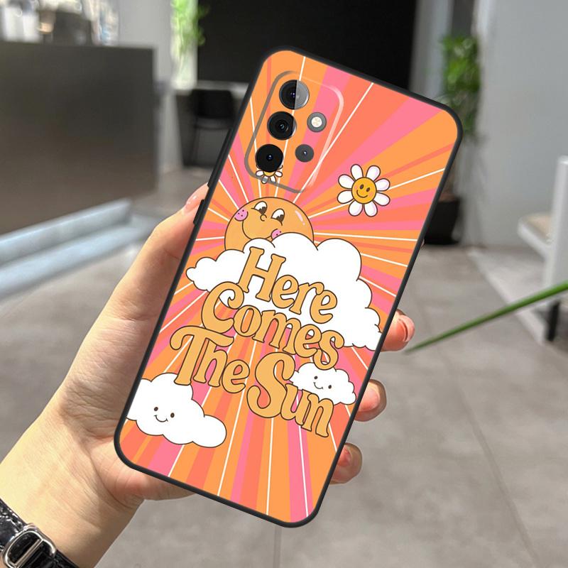 

retro Groovy hippie boho rainbow Case For Samsung Galaxy A53 A33 A13 A14 A34 A54 A31 A51 A71 A12 A22 A32 A42 A52 A52S Coque Samsung A31