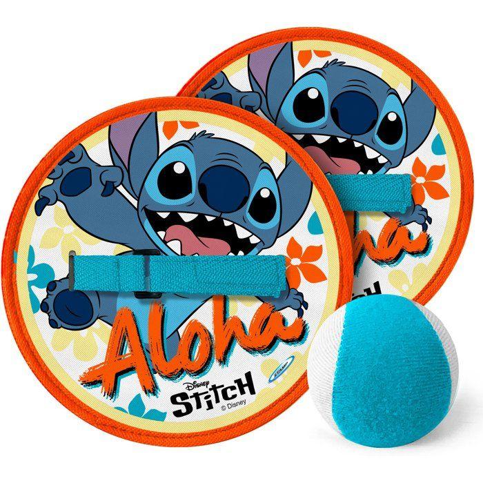 Jeu de lance-attrape balle - DISNEY - Stitch - 2 raquettes scratch