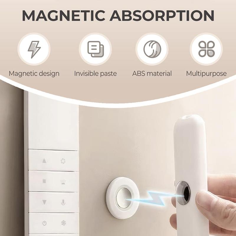 Magnetic Remote Control Holder, 2025  Magnetic Remote Control Holder Wall Mount Hole Free