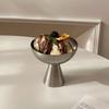 Stainless Steel Dessert Cup Cream Bowl Retro Ice