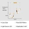 Modern LED Pendant Light Chandelier for Living Dining Room Kitchen Island Luxury Irregular Hanging Lamp Lighting Fixture Luster