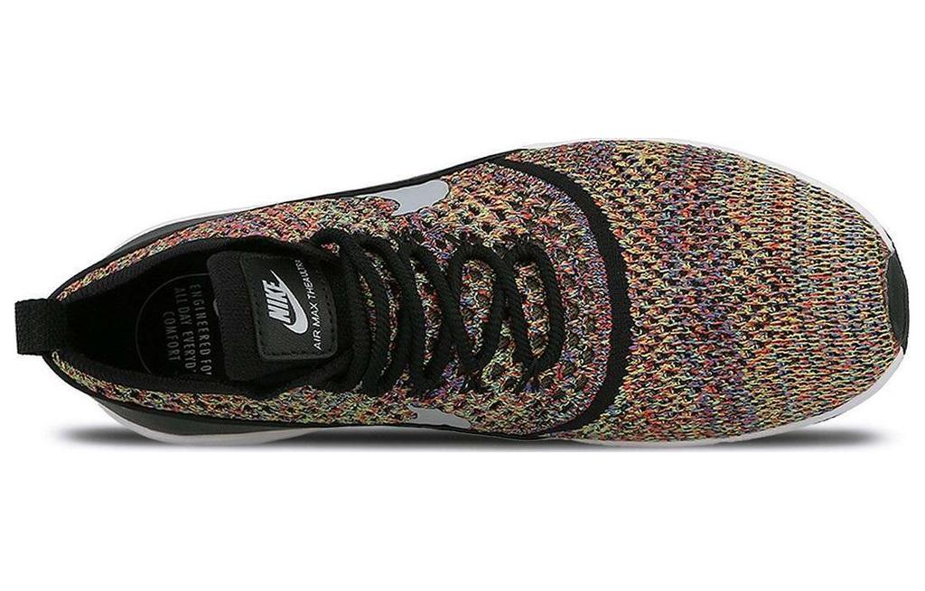 Nike Air Max Thea Bequem Runde Zehenpartie Niedrig geschnitten Laufschuhe Damen Schwarz 881175-600