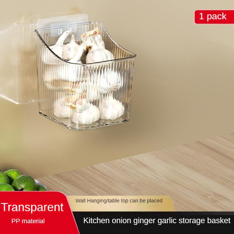 Wall-mounted Basket Save Space Easy Installation The Actual Stylish Kitchen Storage Solutions Convenient Top Wall Box Functional