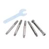 5PCS Chainsaw Sharpener Grinding Stones Drill Bit High Hardness Chainsaw Sharpening Tool for Small