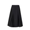 Veromoda Pleated A-Line Midi Skirt