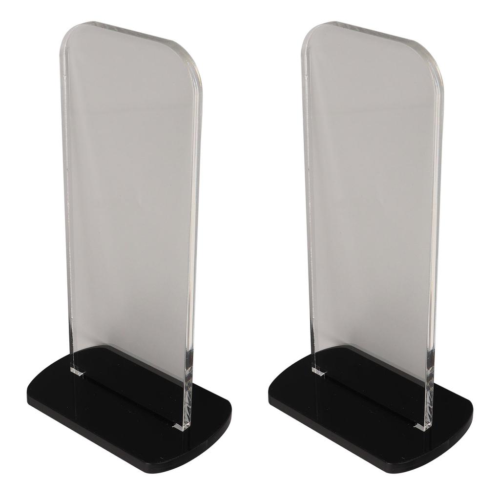 2Pcs Acrylic Boxing Glove Stand Vertical Boxing Glove Display Stand Acrylic Gloves Holder Black