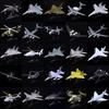 4D 27Styles 1:144 Fighter Assembly Model Plastic Gule Free Plane Armed Helicopter Reconnaissance Aircraft Bomber Model Toy