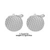2026 High Quality Fish Scale Pattern Mens Cufflinks Round Cuff Links For Suit Shirt Tuxedo Decoration