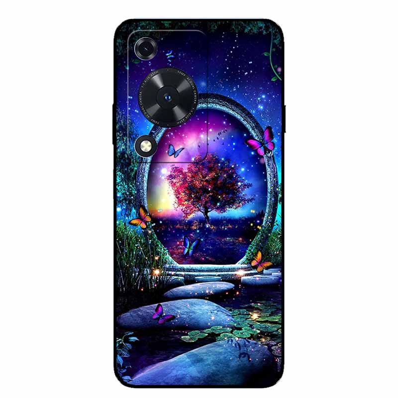 Phone Case For Huawei Nova Y63/ Y72S Case Animal Soft TPU Silicone Back Cover Case For Huawei Nova Y72S TPU Black Funda Nova Y63