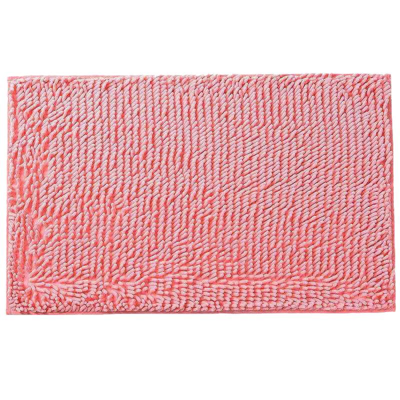 Chenille Anti-slip Bathroom Door Mat - Entry Floor Mat Carpet