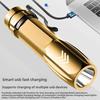 Tragbare Superhelle LED Superhell Hohe Leistung Große Reichweite Wiederaufladbare Mini-Taschenlampe
