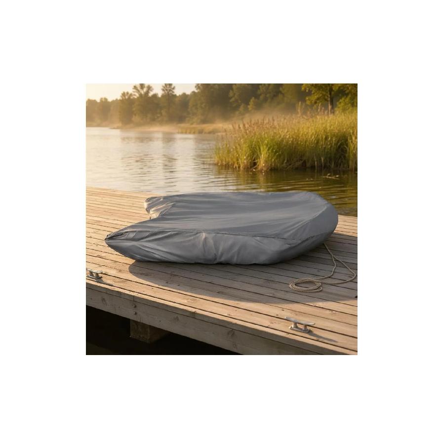 Inflatable Boat Cover Dustproof Inflatable Dinghy Cover Sun Protection Resistant for Outdoor Storage, Transport