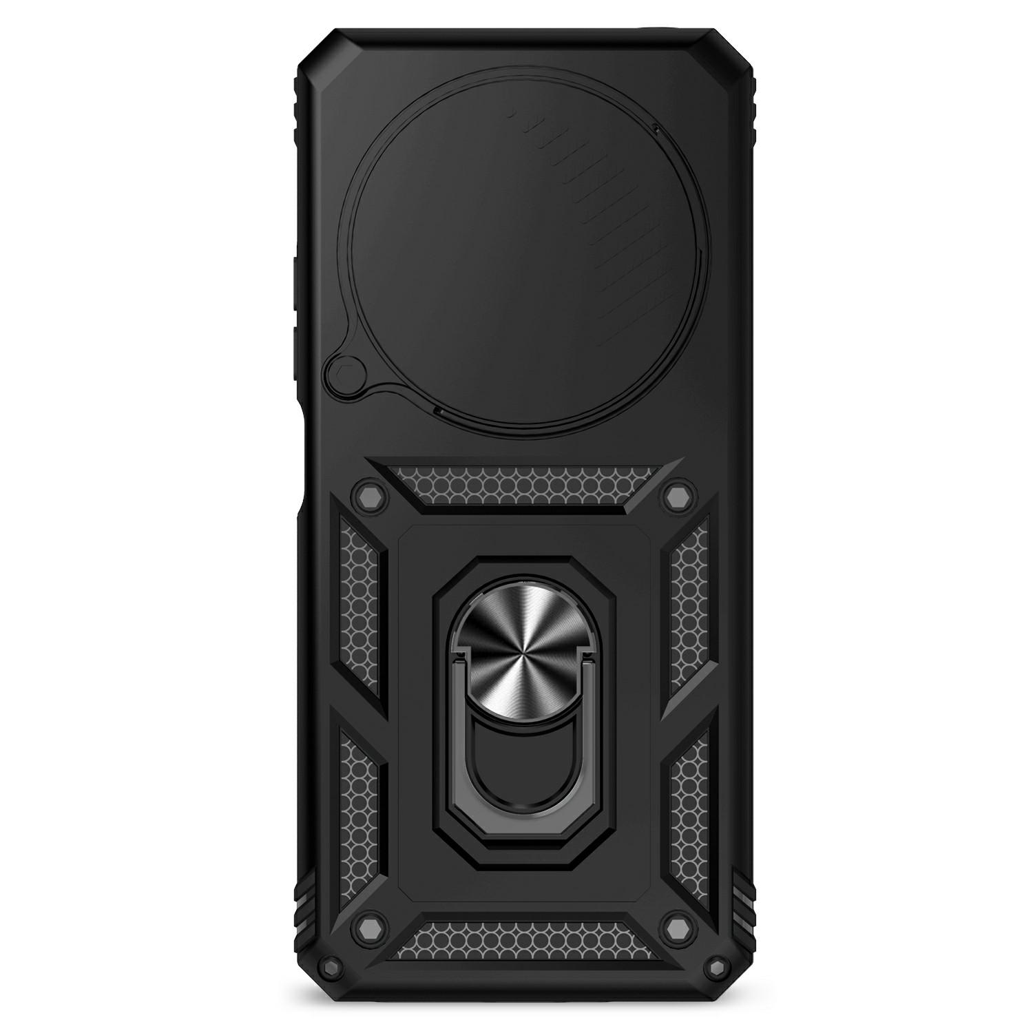 

Чохол для телефону для Xiaomi Redmi 14R 5G/14C 4G/Poco C75 4G PC+TPU Чохол для телефону із захистом об єктива Підставка Silver