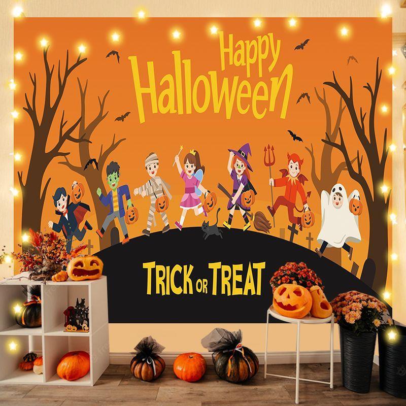 Halloween Backdrop Fabric, Event Hanging Fabric, Bedroom Decorative Wall Hanging