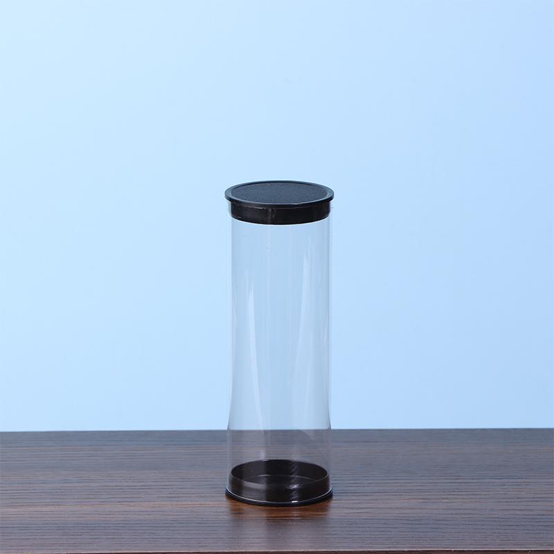 Golf Ball Tube Barrel Pc Transparent Round Plastic Packaging Box 45Mm Diameter Golfs Case With Cover Portable Golfs Container
