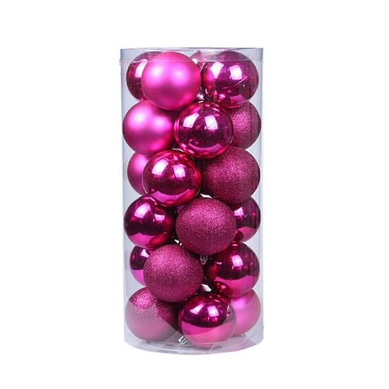 Glittering Baubles Balls Christmas Tree Ornament Xmas Party Hanging Decoration
