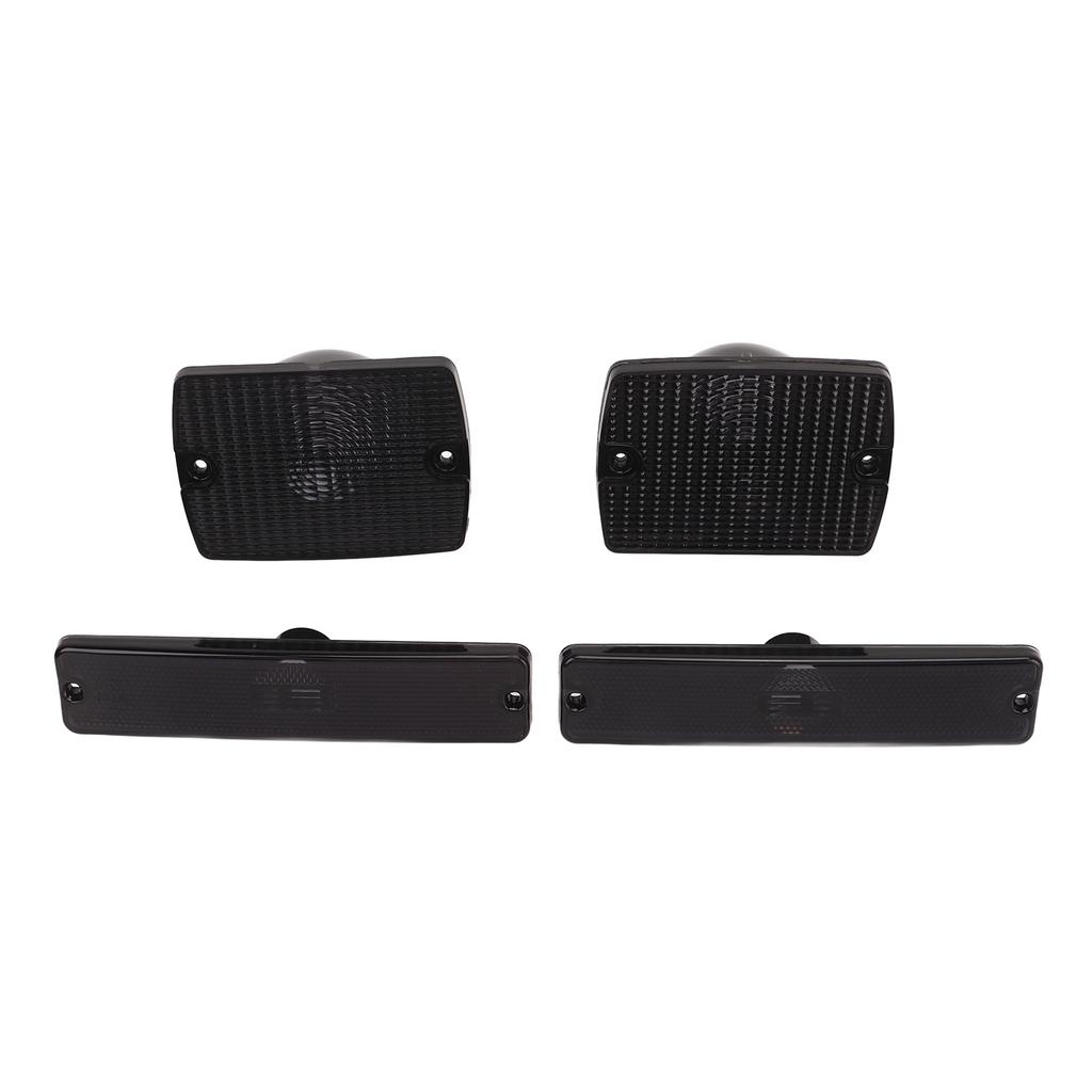 4PC Side Marker Light and Turn Signal Light Housings 56001378 Replacement for YJ