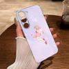 Anime-Karten-Mädchen-Sakura Handyhülle für Samsung Galaxy A71, A70, A52, A51, A40, A30 Transparente Hülle