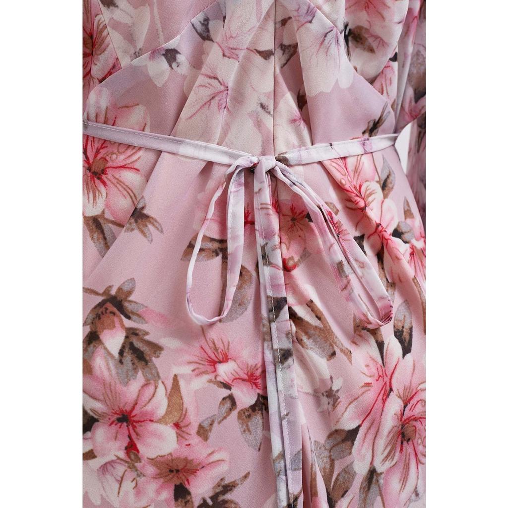 New European American Style French Design Printed Women's Casual Dress