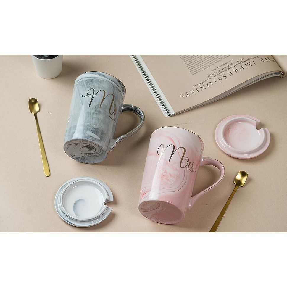 Coffee Mug, Marriage Gifts for Wedding, Wedding Present for Couples, Couple Present, Christmas Gifts, Mr & Mrs Set of 2 Coffee Mugs