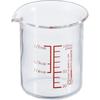 HARIO (Hario) Japanese-made Heat-resistant Glass Measuring Cup, 100ml, MJC-10-R-BK