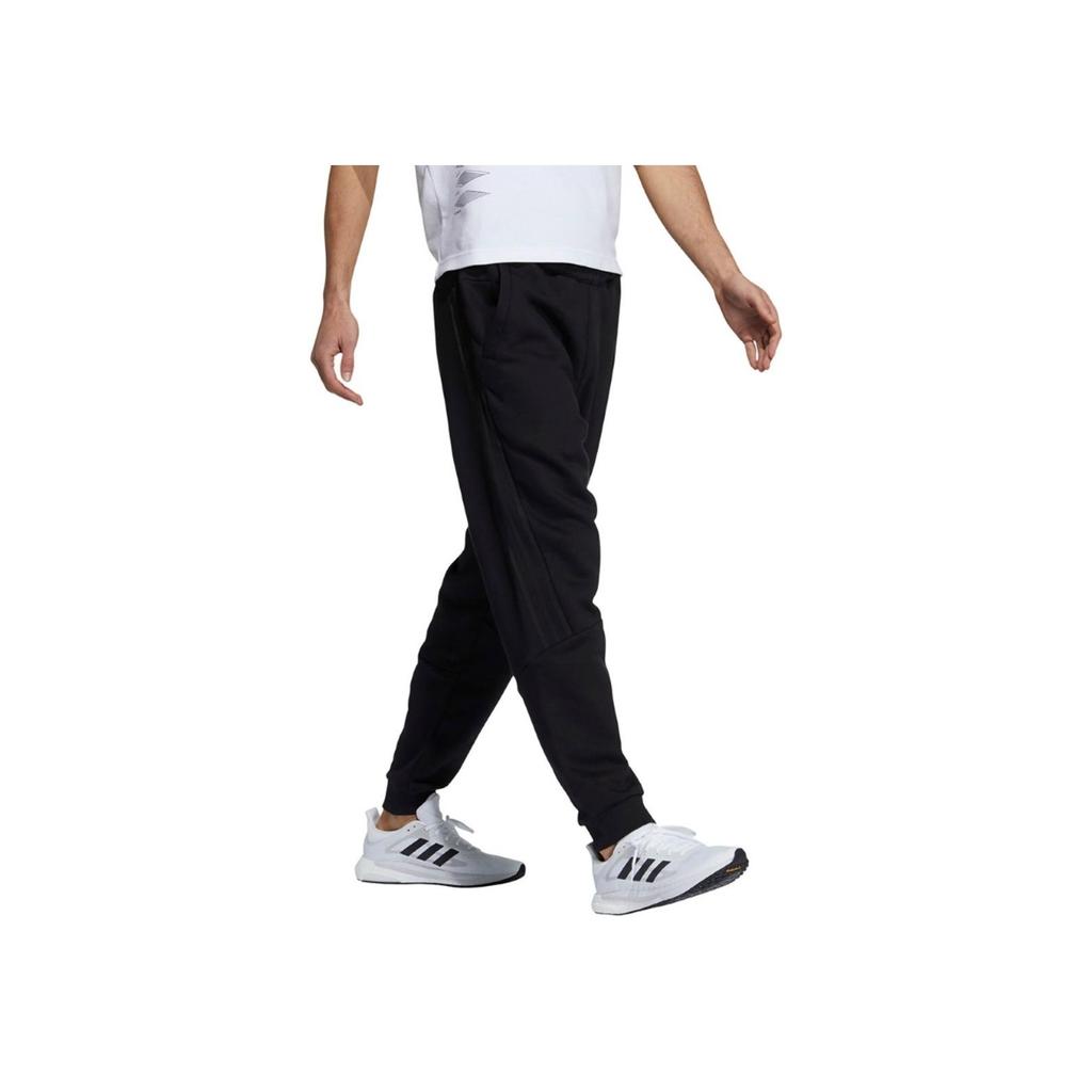 Adidas Sweat Jogger Pants BN649 Comfortable Soft Skin-Friendly Knitted Sports Pants Men Bottoms Black GT6354