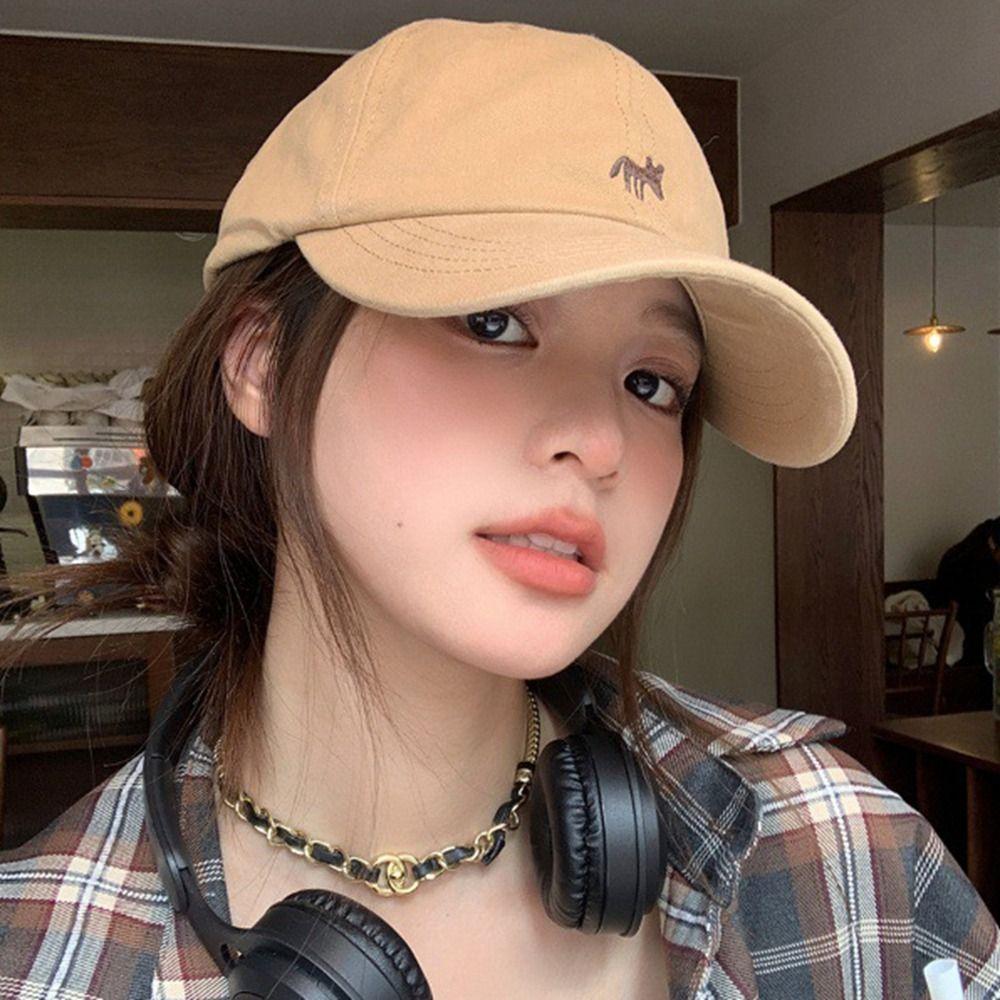 

Кепка бейсболка холст вышитая шляпа от солнца повседневная вышитая бейсболка для отдыха на открытом воздухе синий