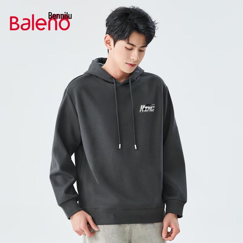 Baleno Men's Retro American Style Hooded Sweatshirt
