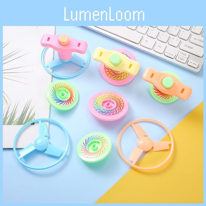 Toy Gyroscope Plastic With Bubble Push And Spin Features For Gift Relaxation