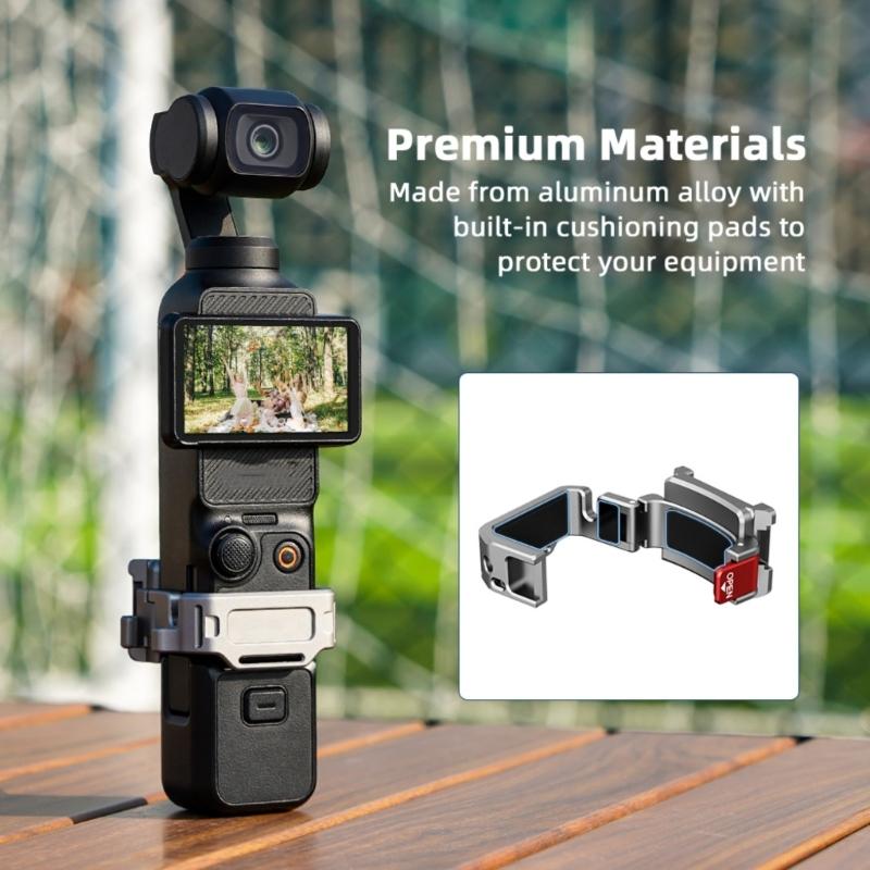 Expansion Adapter for Pocket 3 Fast Mount Replacement Cold Shoe Bracket Multifunctional Expansion Frame Accessories