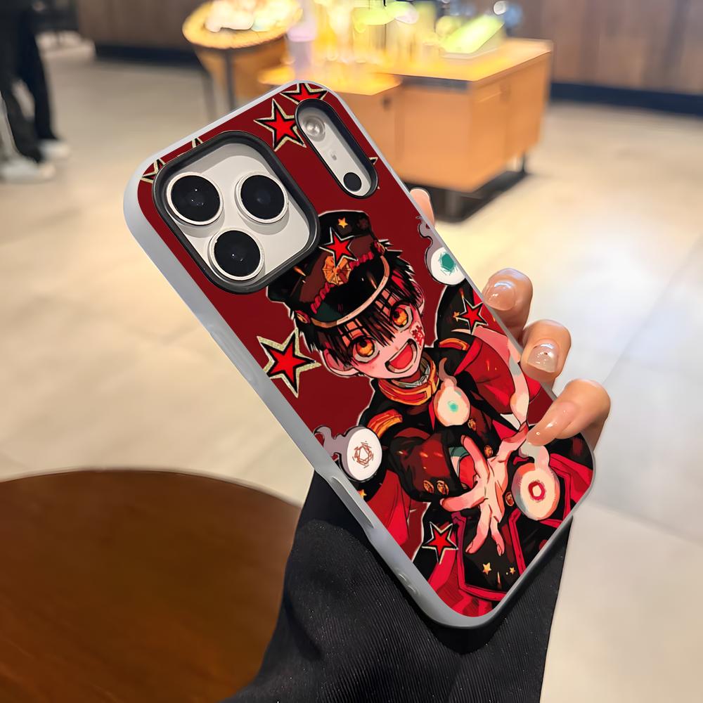 

Toilet-b-ound Hanako-kun Phone Case For IPhone 17 Air 16 E 15 14 Plus 13 12 11 Pro Max Jelly 2 In 1 Protective Case iPhone 12 Pro